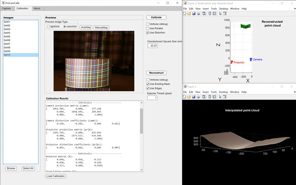 Preview for Calibration & Active 3D Sensing